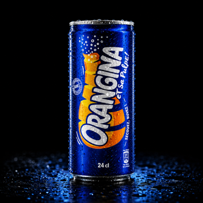 Boisson gazeuse Orangina canette