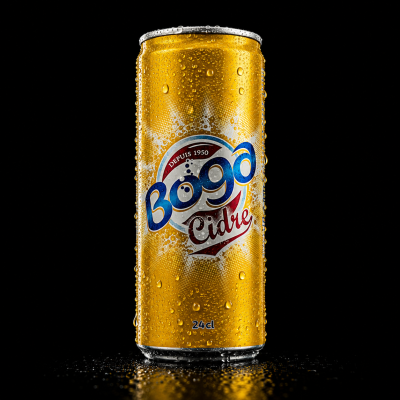 Boisson gazeuse Boga Cidre canette