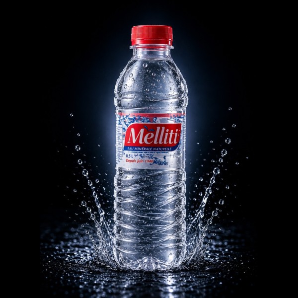 Eau minérale Melliti 0.5L